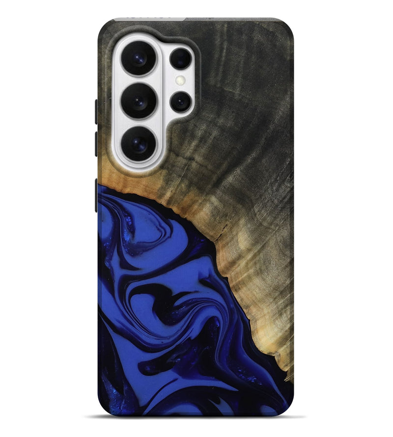 Galaxy S26 Ultra Wood Live Edge Phone Case - Kenneth (Blue, 811464)