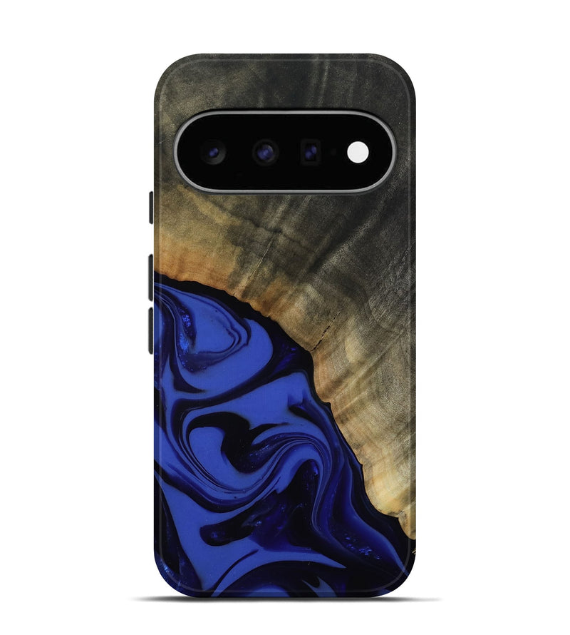 Pixel 11 Wood Live Edge Phone Case - Kenneth (Blue, 811464)