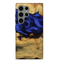 Galaxy S24 Ultra Wood Live Edge Phone Case - Percy (Blue, 811466)
