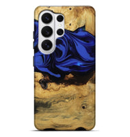 Galaxy S26 Ultra Wood Live Edge Phone Case - Percy (Blue, 811466)