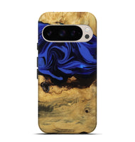 Pixel 10 Pro Wood Live Edge Phone Case - Percy (Blue, 811466)