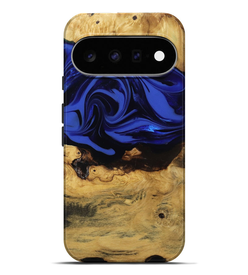 Pixel 11 Pro XL Wood Live Edge Phone Case - Percy (Blue, 811466)