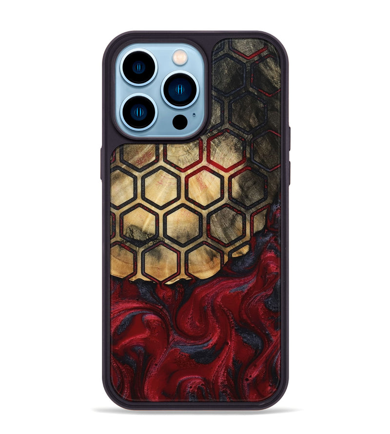 iPhone 14 Pro Max Wood Phone Case - Jonnie (Pattern, 811468)