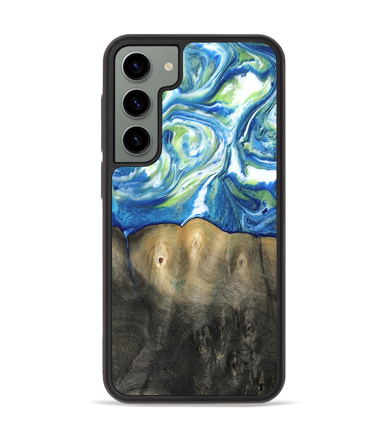 Galaxy S23 Plus Wood Phone Case - Zaniyah (Blue, 811476)
