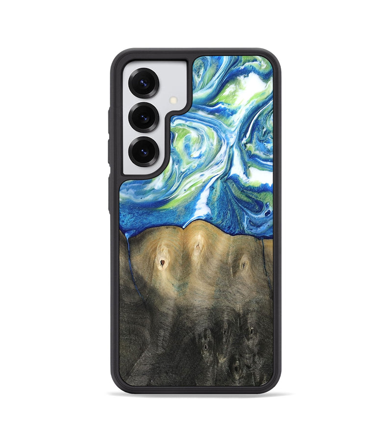 Galaxy S25 Wood Phone Case - Zaniyah (Blue, 811476)