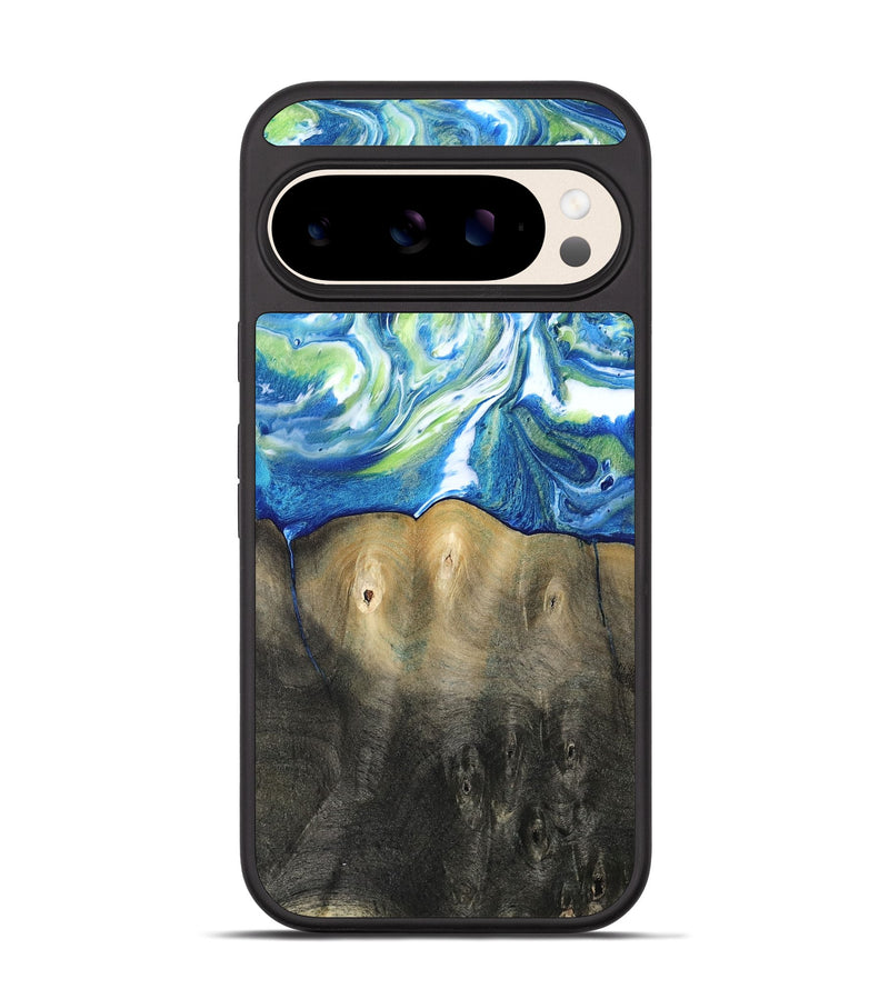 Pixel 10 Wood Phone Case - Zaniyah (Blue, 811476)