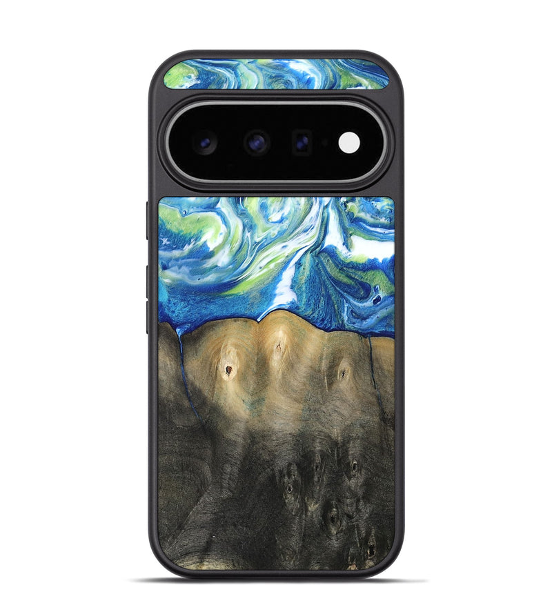 Pixel 11 Pro Wood Phone Case - Zaniyah (Blue, 811476)