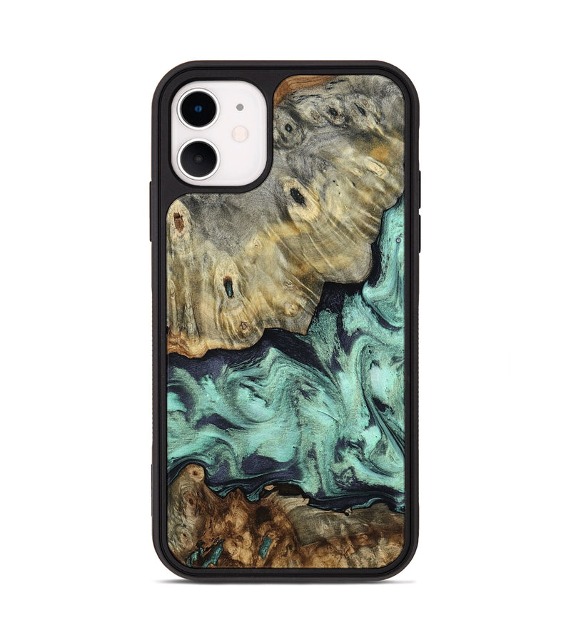 iPhone 11 Wood Phone Case - Jeri (Green, 811483)