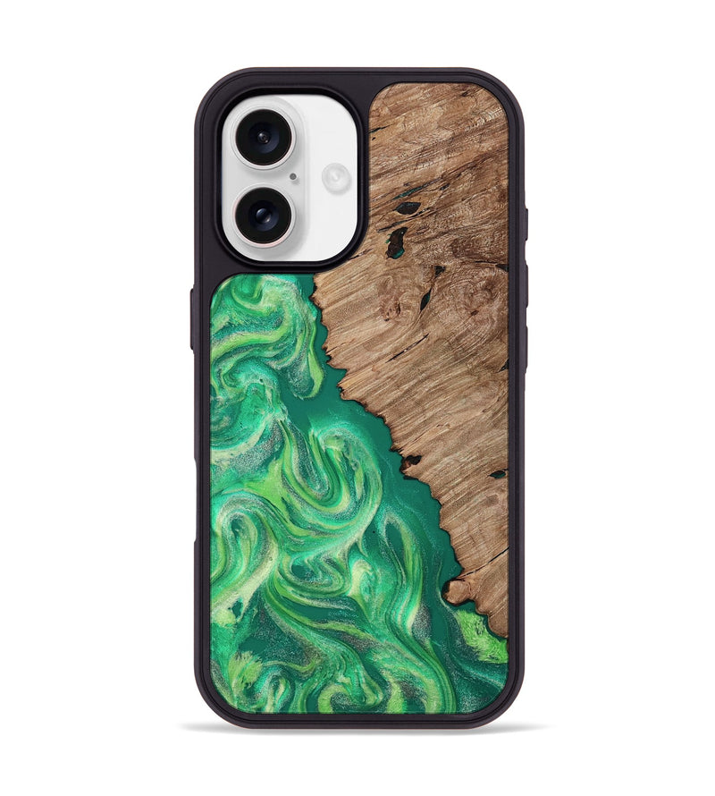 iPhone 17 Wood Phone Case - Harlem (Green, 811485)