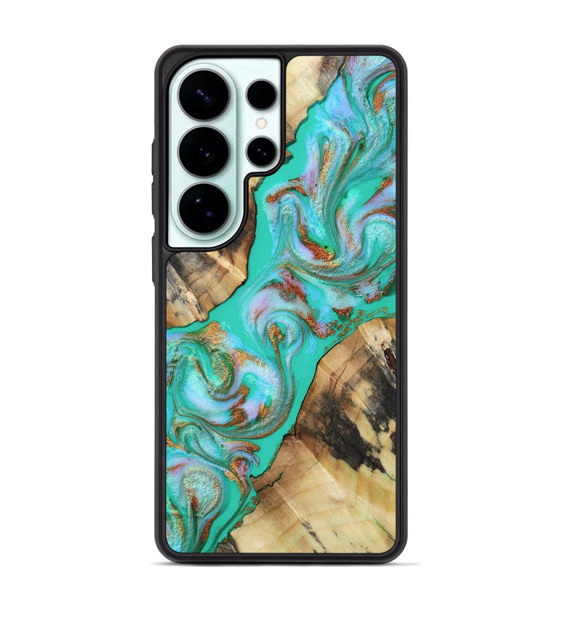 Galaxy S26 Ultra Wood Phone Case - Elvera (Green, 811553)
