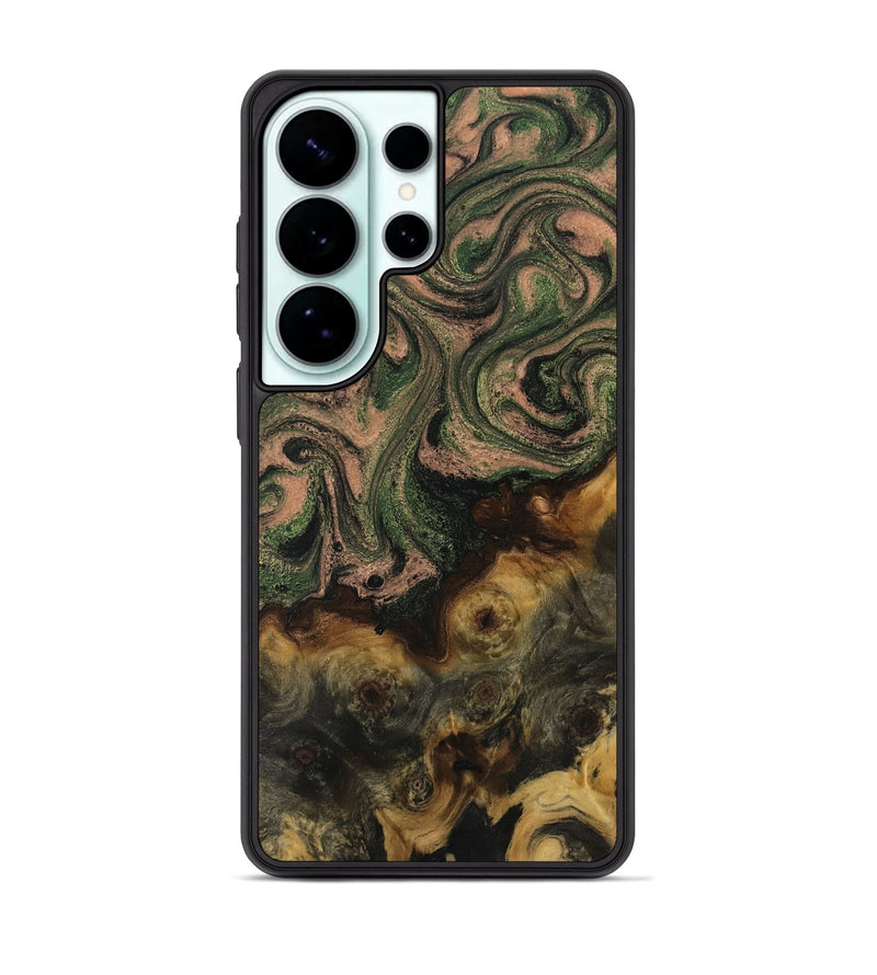 Galaxy S26 Ultra Wood Phone Case - Kristy (Green, 811554)