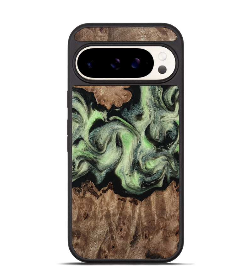 Pixel 9 Wood Phone Case - Aidyn (Green, 811557)