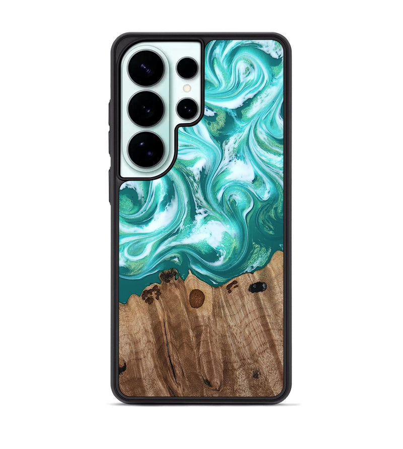 Galaxy S26 Ultra Wood Phone Case - Isiah (Green, 811558)
