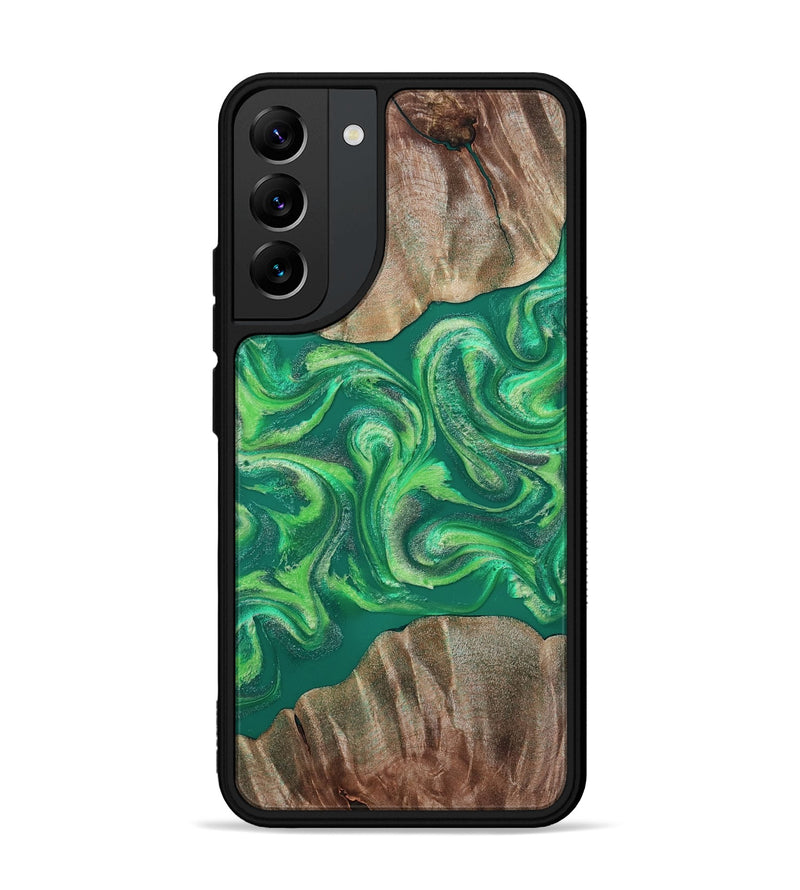 Galaxy S22 Plus Wood Phone Case - Izan (Green, 811559)