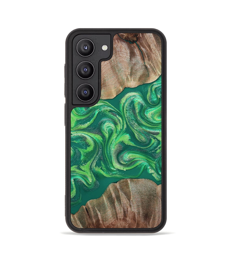 Galaxy S23 Wood Phone Case - Izan (Green, 811559)