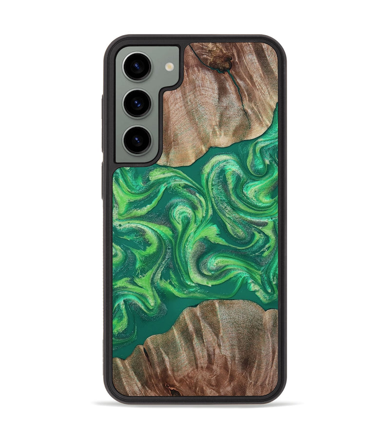 Galaxy S23 Plus Wood Phone Case - Izan (Green, 811559)
