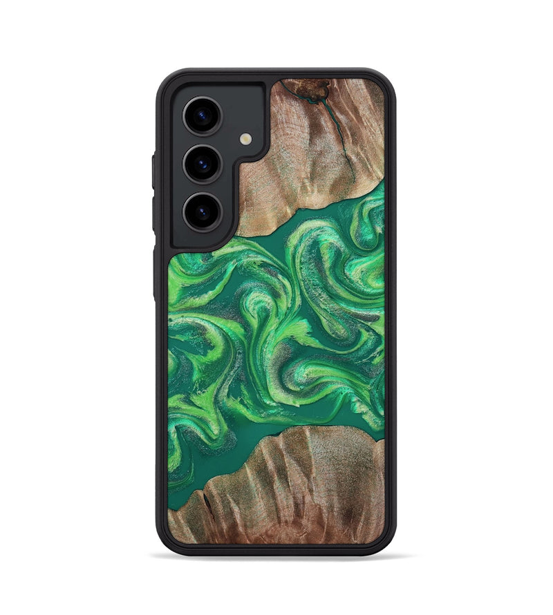 Galaxy S24 Wood Phone Case - Izan (Green, 811559)
