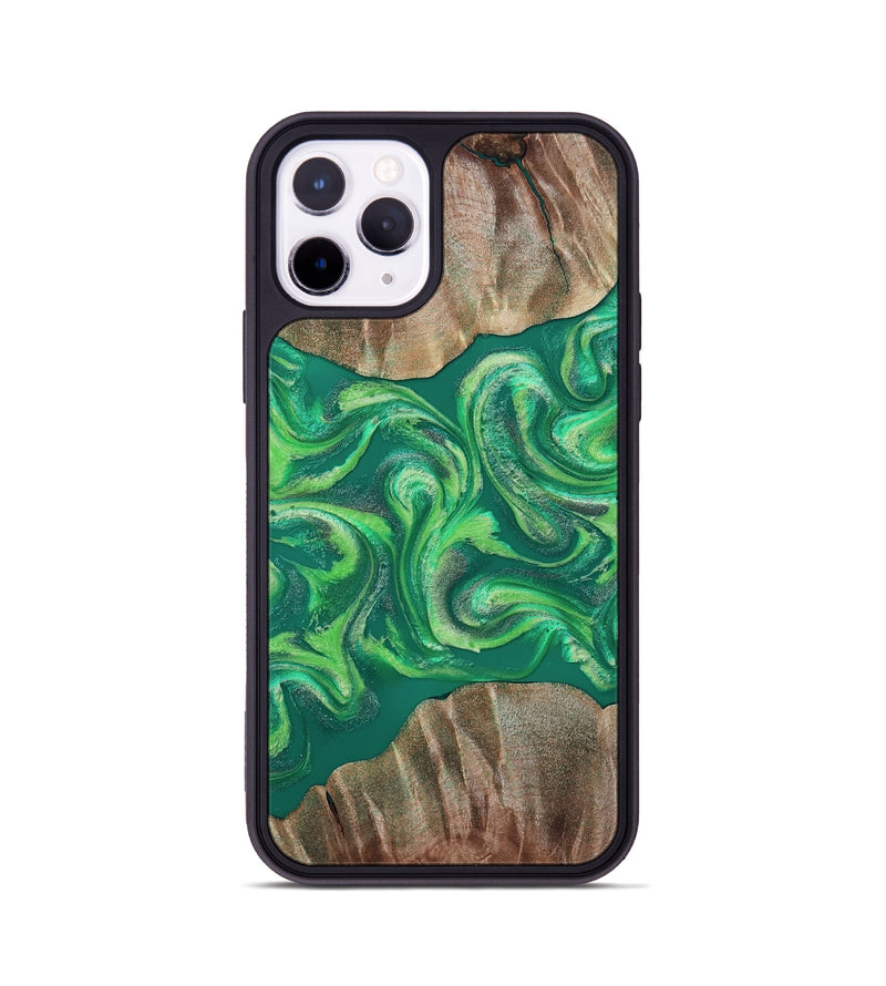 iPhone 11 Pro Wood Phone Case - Izan (Green, 811559)