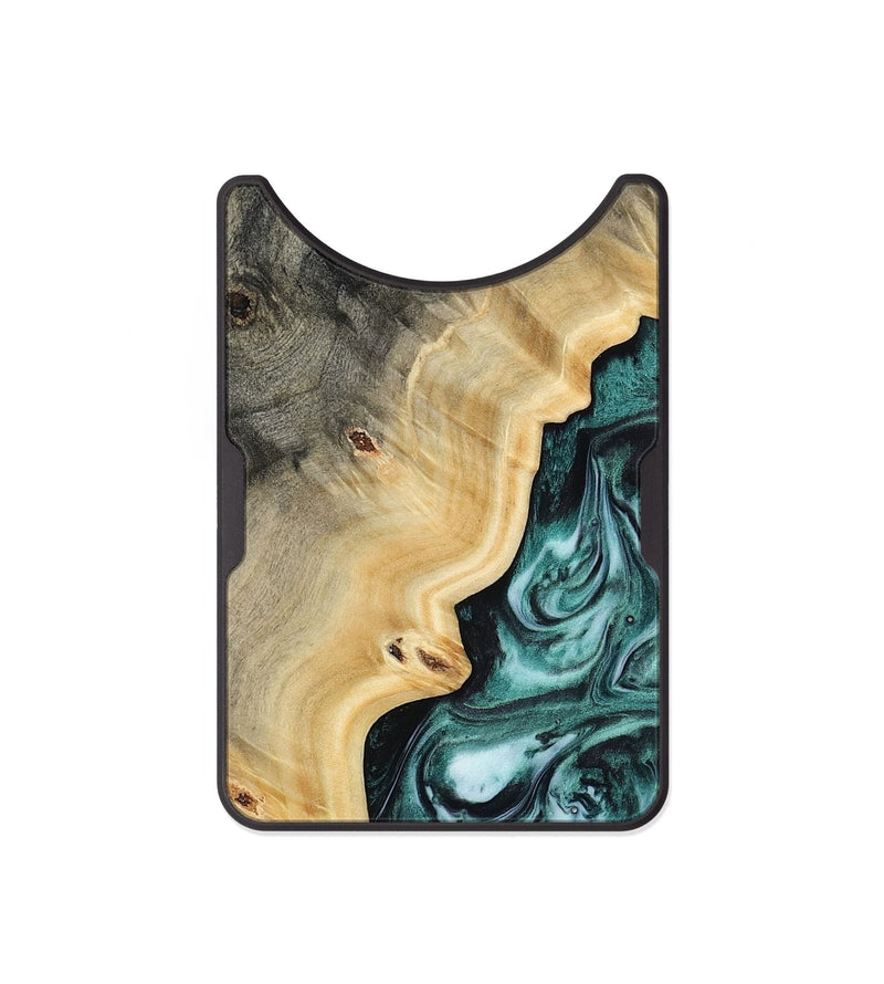 Alloy Wood Wallet - Rihanna (Green, 811560)