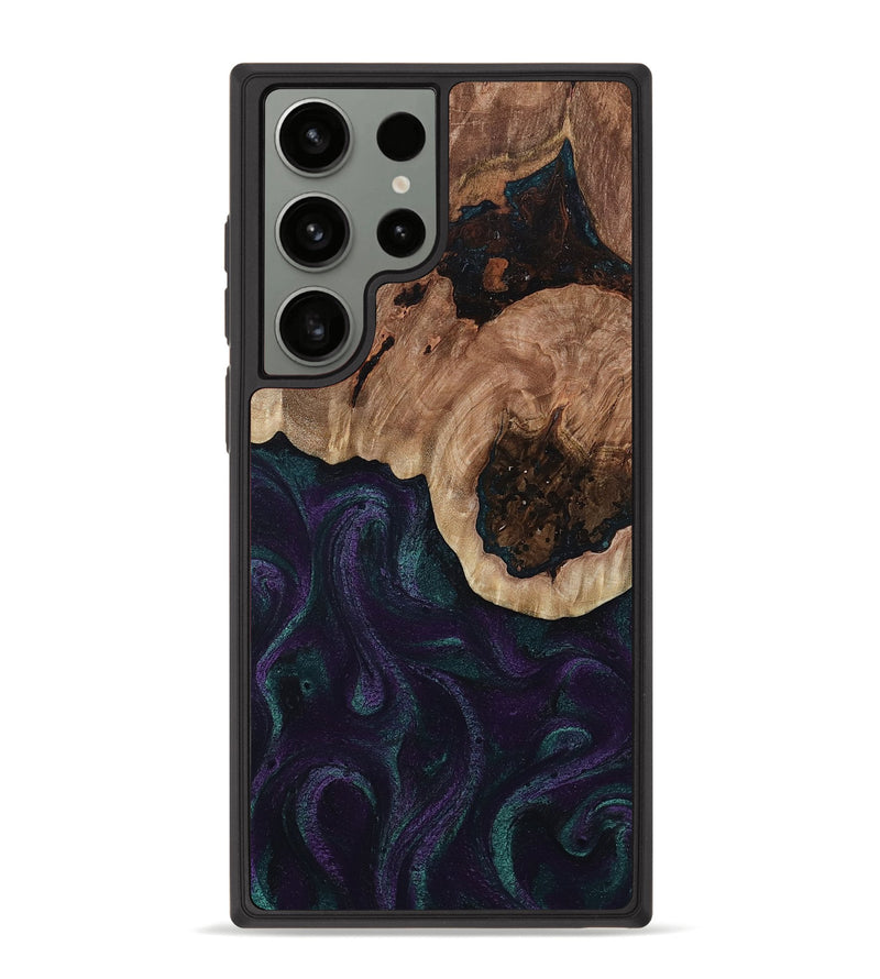 Galaxy S23 Ultra Wood Phone Case - Elyse (Green, 811564)