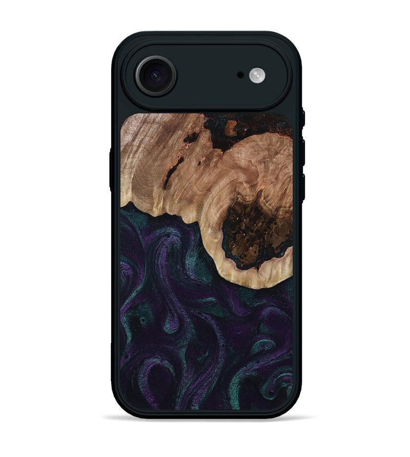 iPhone 17 Air Wood Phone Case - Elyse (Green, 811564)