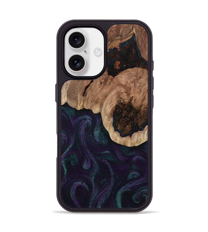 iPhone 17 Wood Phone Case - Elyse (Green, 811564)