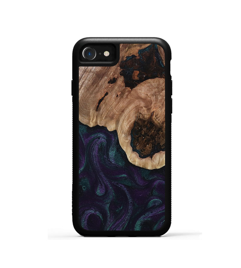 iPhone SE Wood Phone Case - Elyse (Green, 811564)