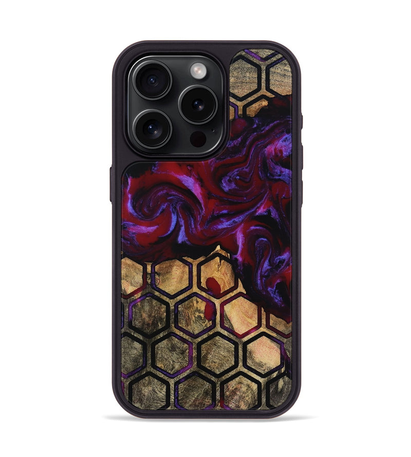 iPhone 15 Pro Wood Phone Case - Ashtyn (Pattern, 811575)