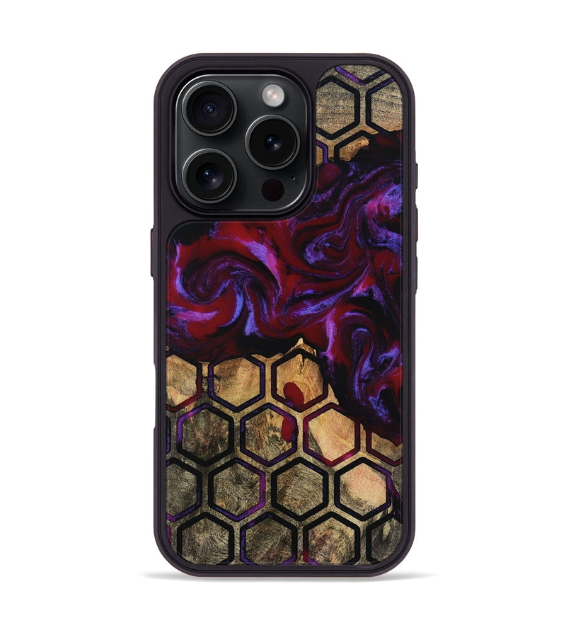 iPhone 16 Pro Wood Phone Case - Ashtyn (Pattern, 811575)