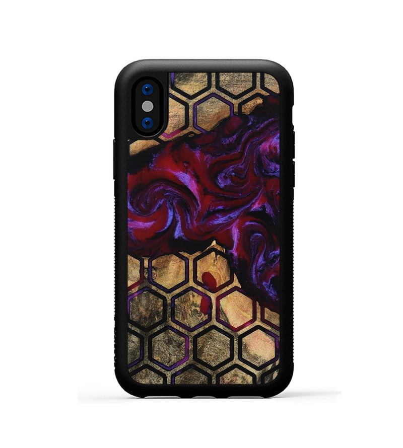 iPhone Xs Wood Phone Case - Ashtyn (Pattern, 811575)