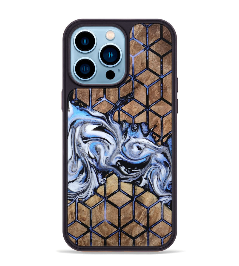 iPhone 14 Pro Max Wood Phone Case - Sanford (Pattern, 811576)