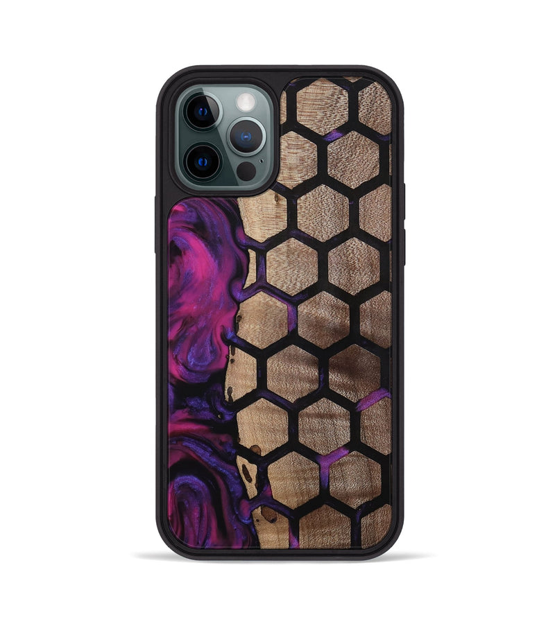 iPhone 12 Pro Wood Phone Case - Greyson (Pattern, 811579)