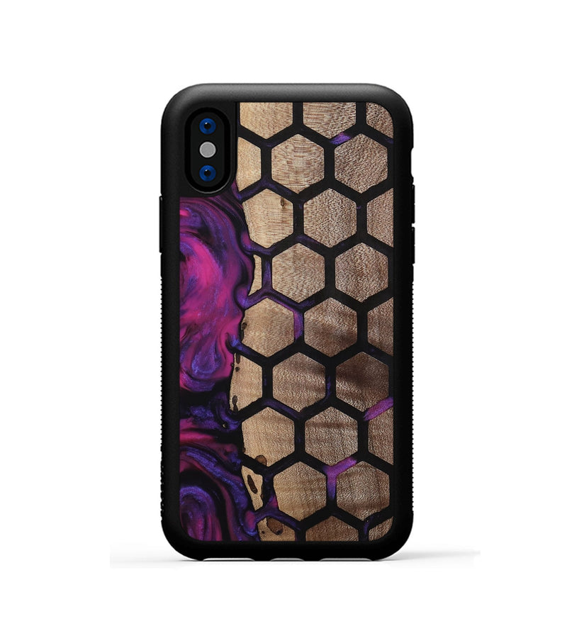 iPhone Xs Wood Phone Case - Greyson (Pattern, 811579)