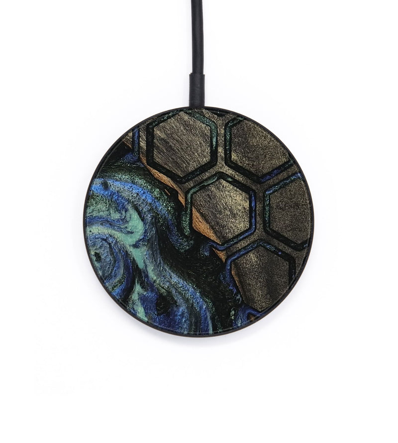 Circle Wood Wireless Charger - Gayla (Pattern, 811580)