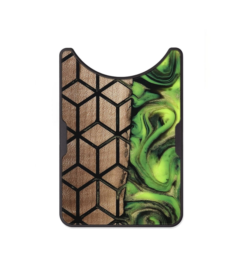 Alloy Wood Wallet - Delois (Pattern, 811661)