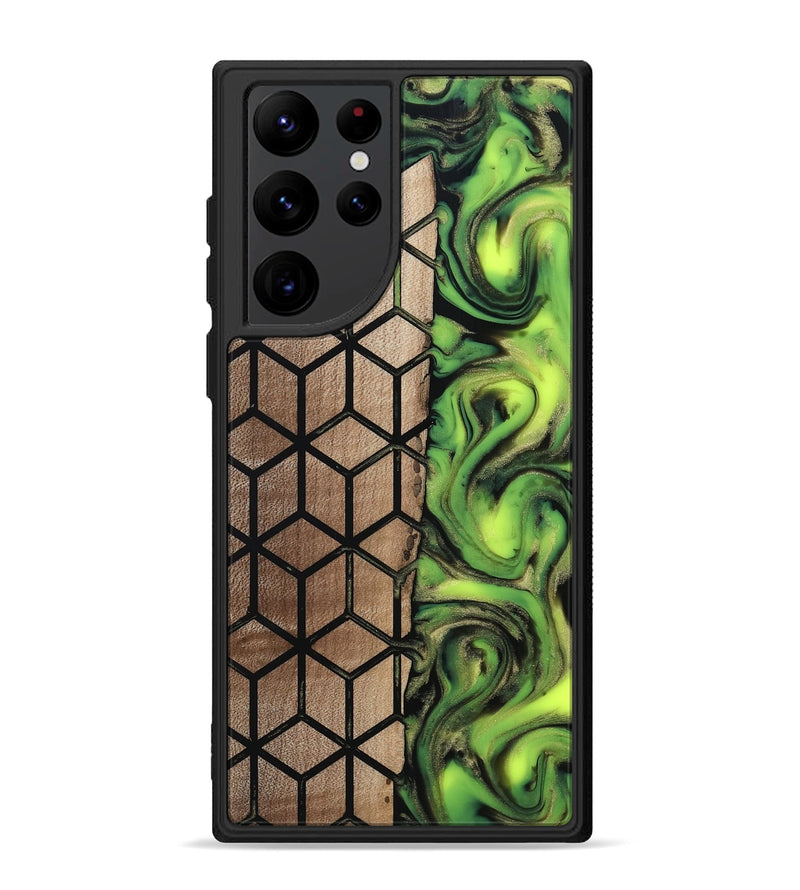 Galaxy S22 Ultra Wood Phone Case - Delois (Pattern, 811661)