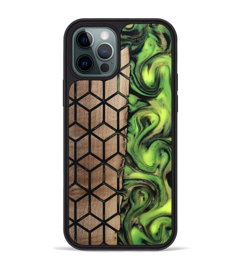 iPhone 12 Pro Max Wood Phone Case - Delois (Pattern, 811661)