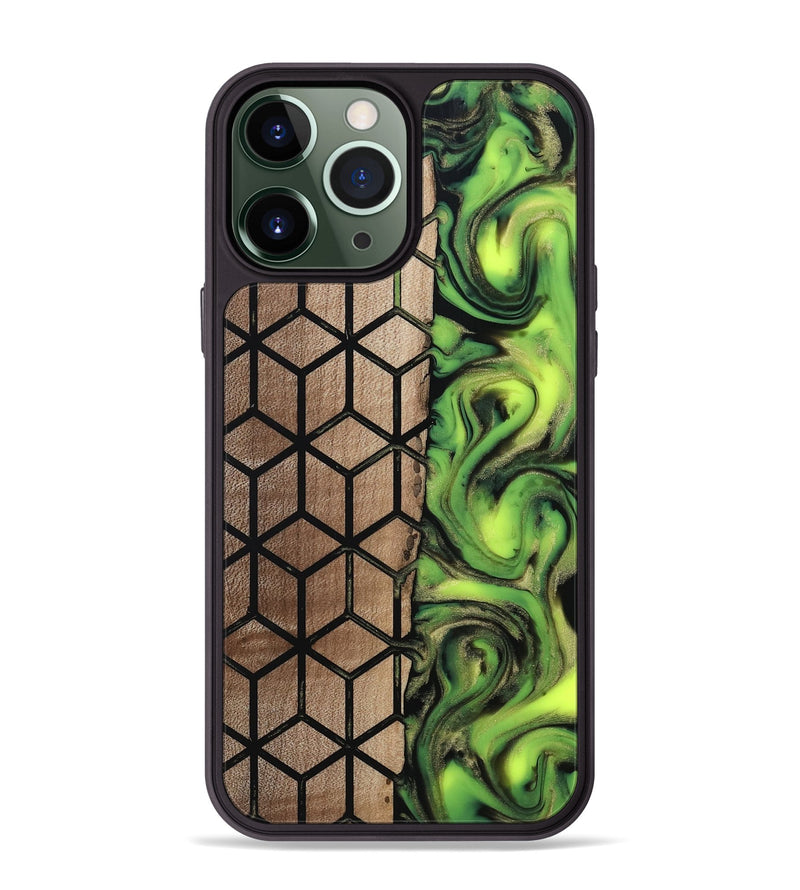 iPhone 13 Pro Max Wood Phone Case - Delois (Pattern, 811661)