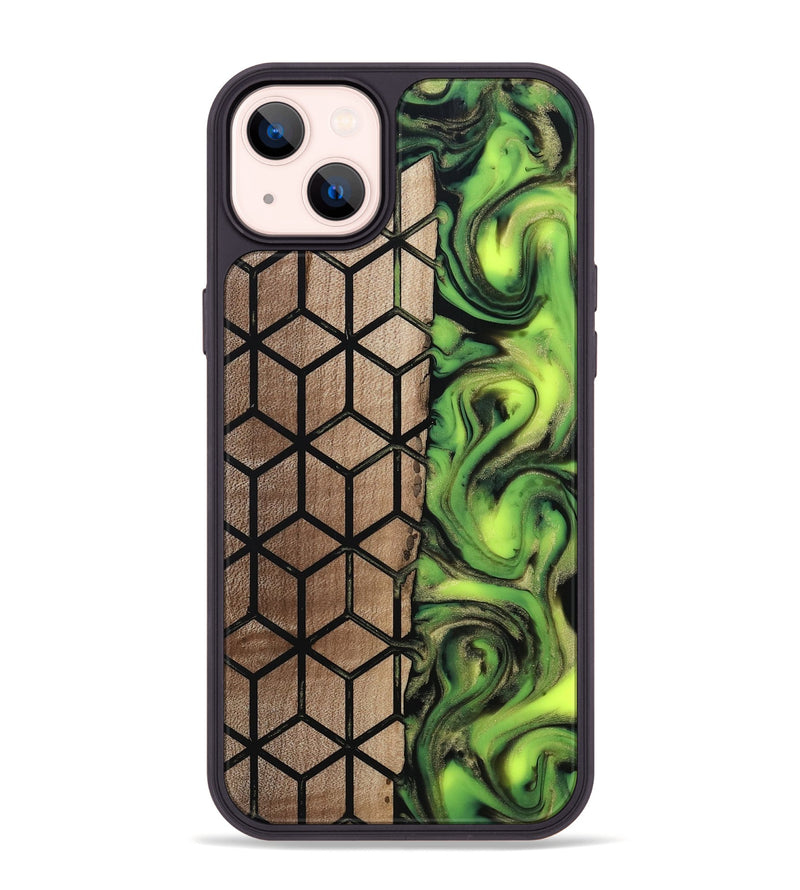 iPhone 14 Plus Wood Phone Case - Delois (Pattern, 811661)