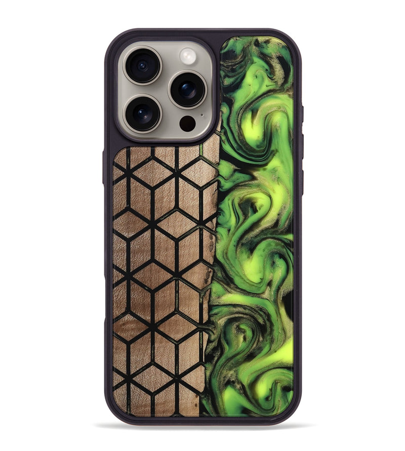 iPhone 16 Pro Max Wood Phone Case - Delois (Pattern, 811661)