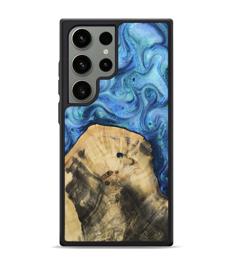 Galaxy S24 Ultra Wood Phone Case - Hazel (Blue, 811663)