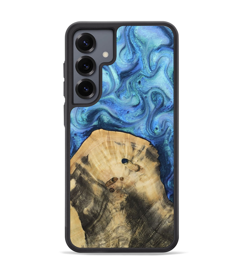 Galaxy S25 Plus Wood Phone Case - Hazel (Blue, 811663)