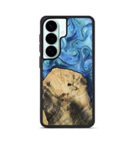 Galaxy S26 Wood Phone Case - Hazel (Blue, 811663)
