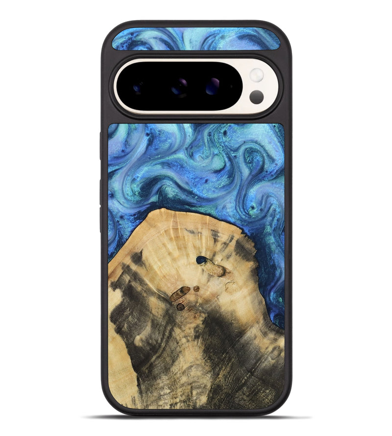 Pixel 9 Pro XL Wood Phone Case - Hazel (Blue, 811663)