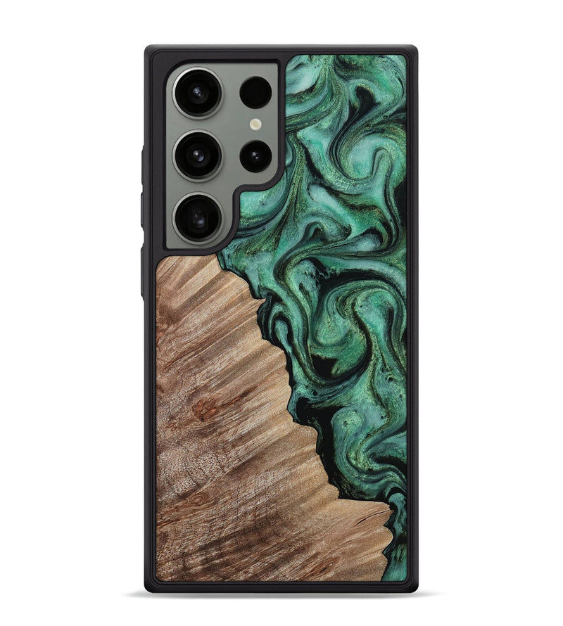 Galaxy S24 Ultra Wood Phone Case - Lyman (Green, 811665)