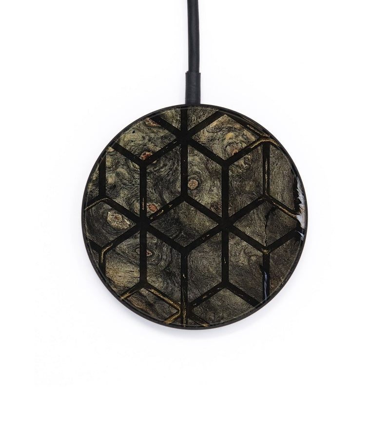 Circle Wood Wireless Charger - Deonte (Pattern, 811690)