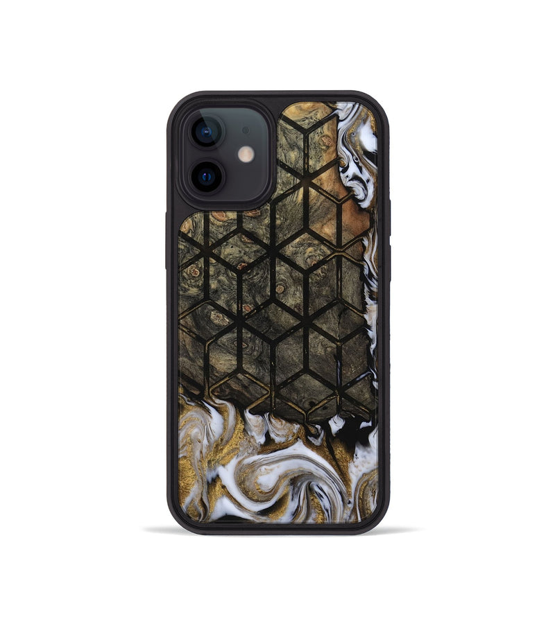 iPhone 12 mini Wood Phone Case - Deonte (Pattern, 811690)