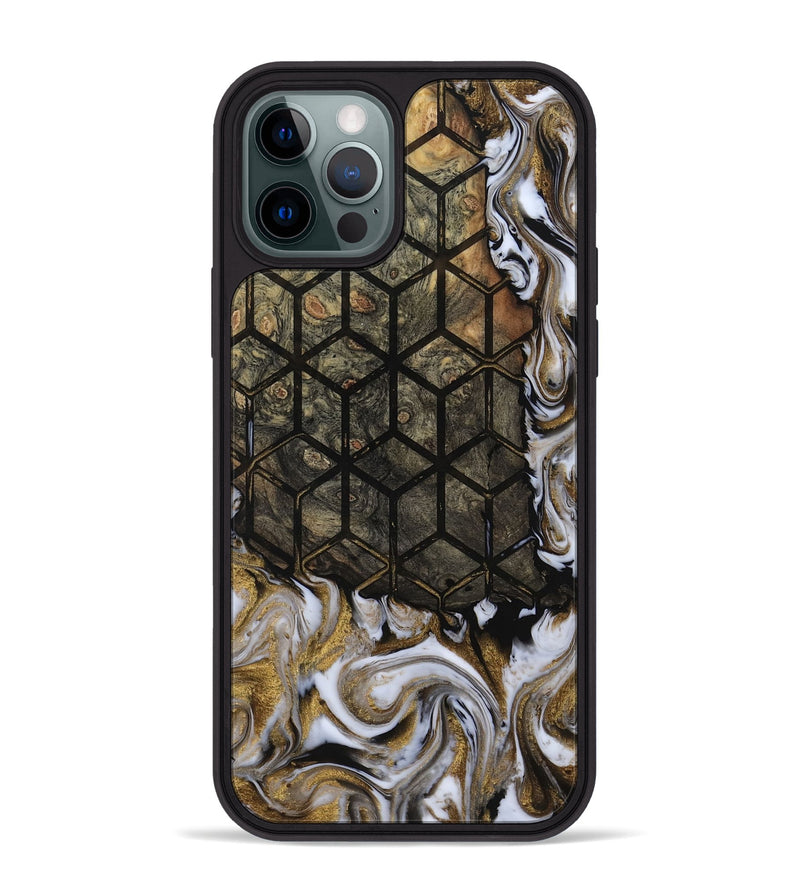 iPhone 12 Pro Max Wood Phone Case - Deonte (Pattern, 811690)
