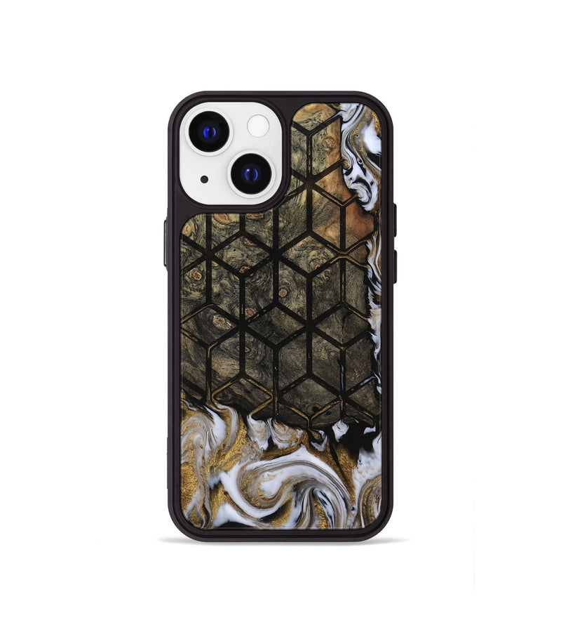 iPhone 13 mini Wood Phone Case - Deonte (Pattern, 811690)