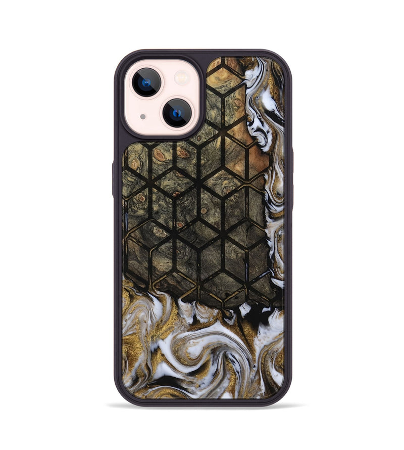 iPhone 14 Wood Phone Case - Deonte (Pattern, 811690)